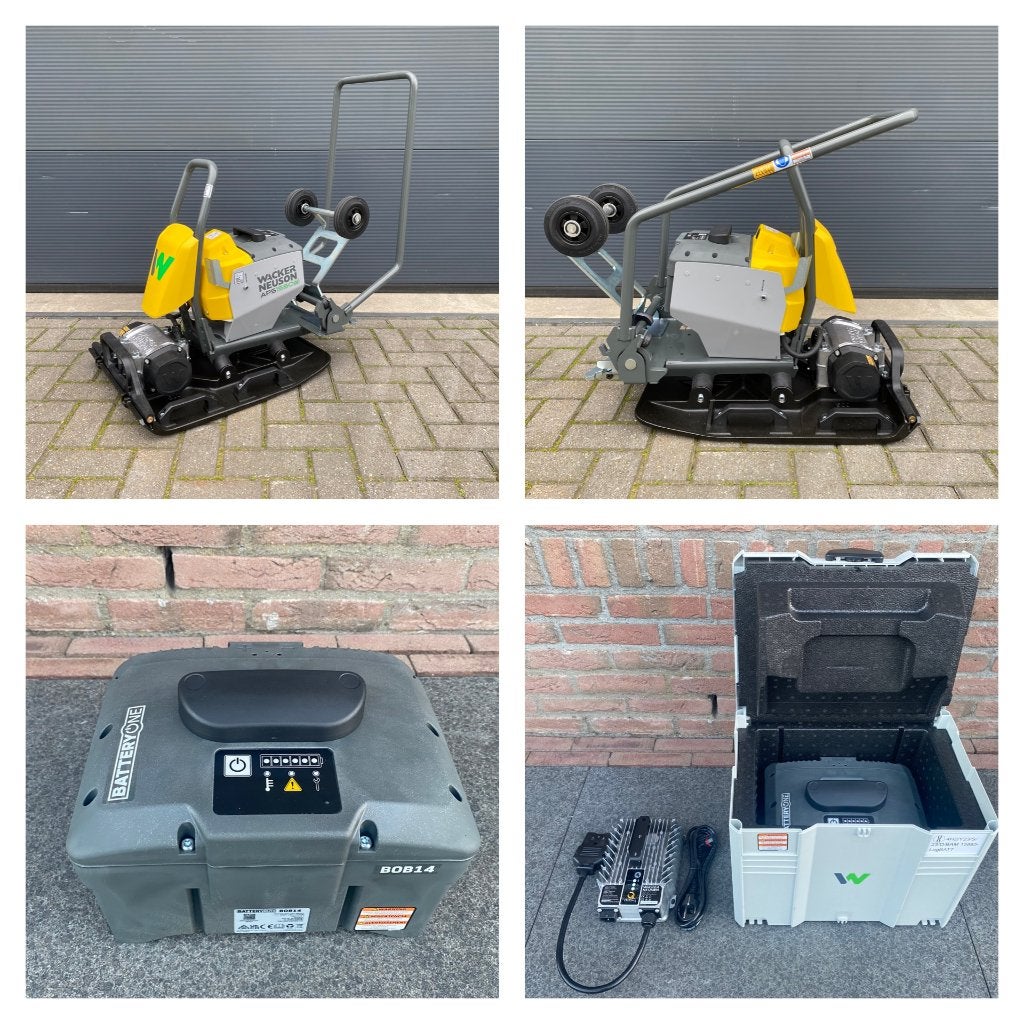 Trilplaat/triller Wacker APS 1550e "MET ACCU-AANDRIJVING", Wacker Neuson Group, München (D), Info@variatrade.nl, Nieuw