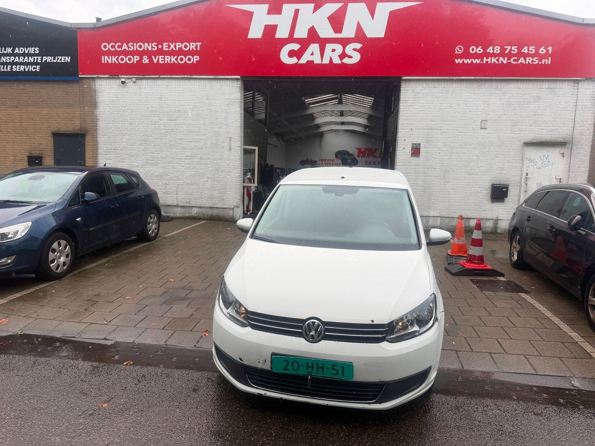 Volkswagen Touran 2.0 TDI. Bj 2015 automaat navi, Auto's, Volkswagen, Euro 5, 4 cilinders, Automatische klimaatregeling, Wit