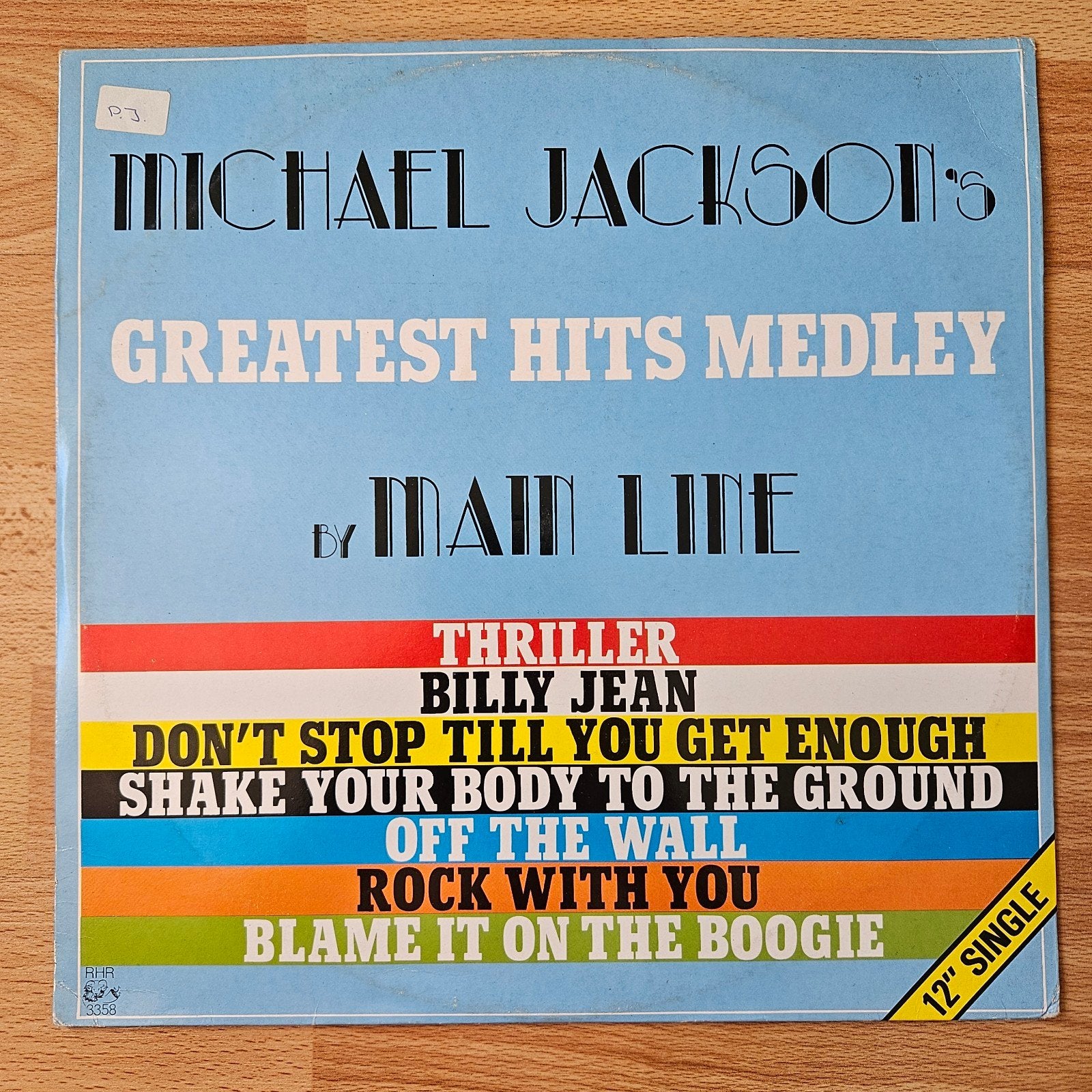 Main Line – Michael Jackson's Greatest Hits Medley - Maxi, Ophalen of Verzenden, 12 inch