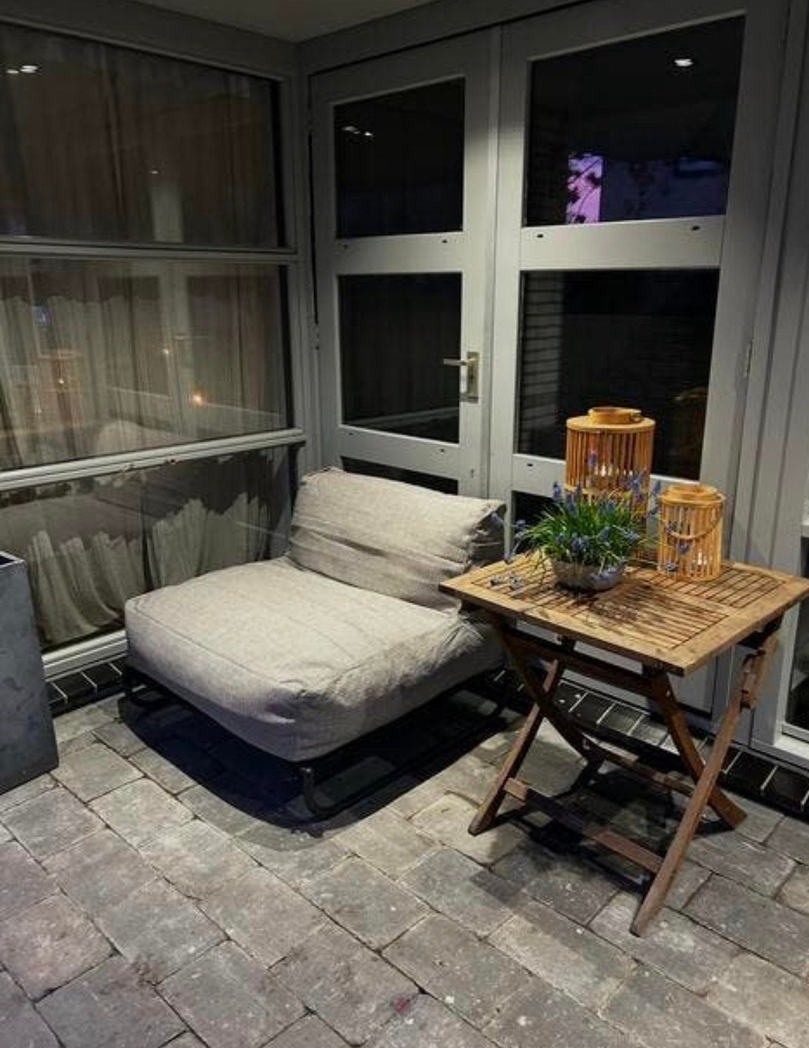 2x Karwei Jules lounge stoel grijs - comfortabel en stijlvol, Ophalen, Gebruikt, Metaal