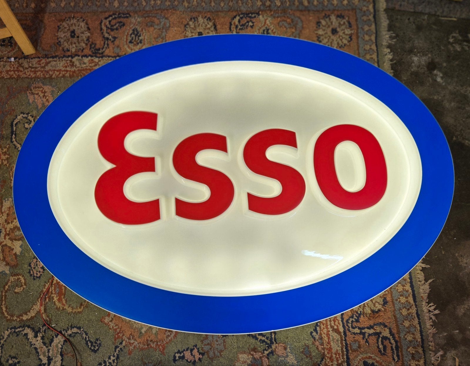 ESSO lichtreclame lichtbak XXL, Ophalen, Zo goed als nieuw, Lichtbak of (neon) lamp
