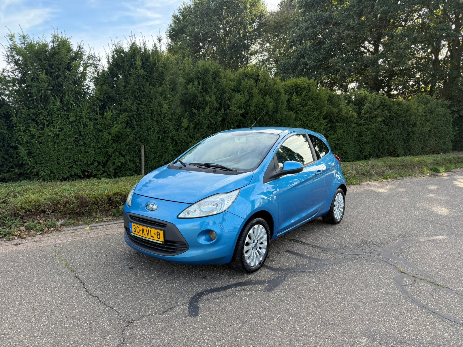 Ford Ka 1.2 Titanium Airco, Auto's, Voorwielaandrijving, 1242 cc, 4 cilinders, Origineel Nederlands