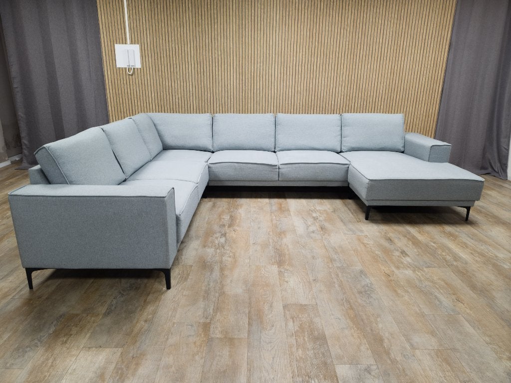 ZEER MOOI Groot Grijs U Bankstel !!! - TOPSTAAT !!!!, Info@banxtel.nl, 3194DC, U Bankstel, Overige maten