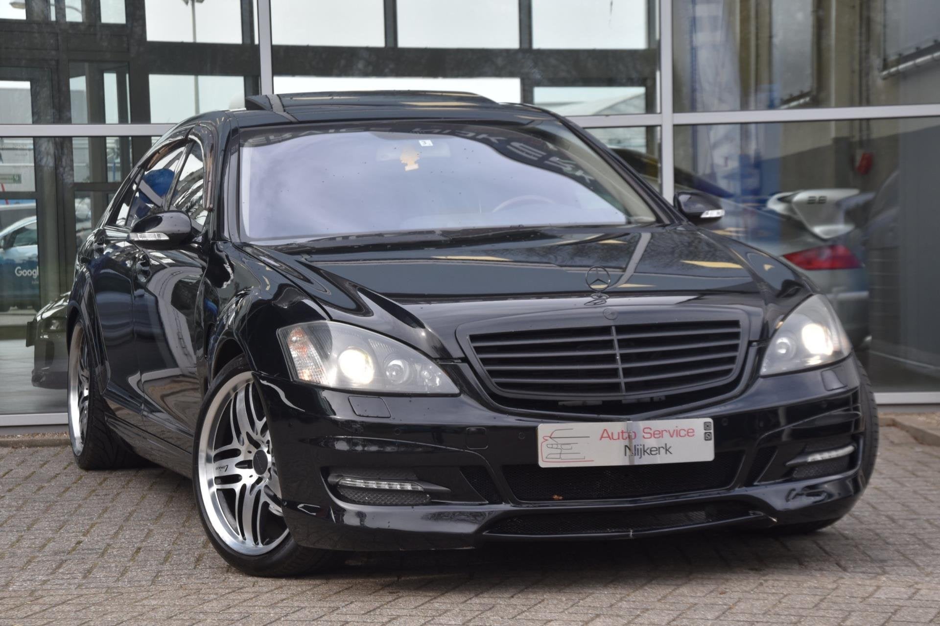 Mercedes-Benz S-klasse S500 Lang V8 Lorinser Youngtimer Soft, Automaat, Achterwielaandrijving, Gebruikt, Zwart