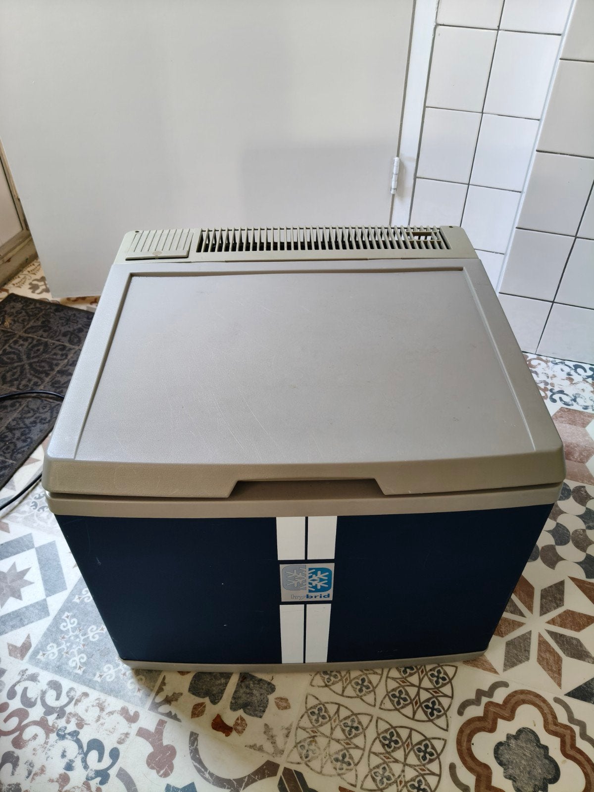 koelbox met elektriciteit, Caravans en Kamperen, Koelboxen, Ophalen, Gebruikt, Koelelement