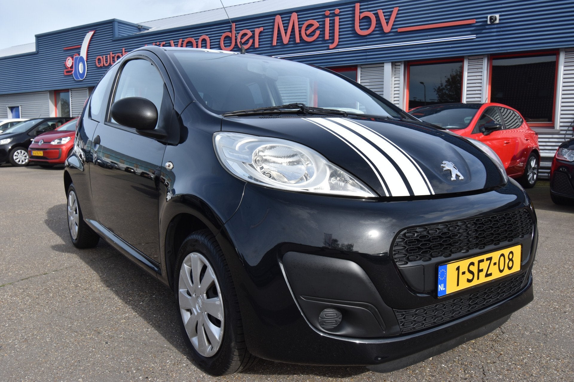 Peugeot 107 1.0 Access Accent , RCD SPELER , ST BEKR ,, Voorwielaandrijving, Euro 5, Stof, Gebruikt