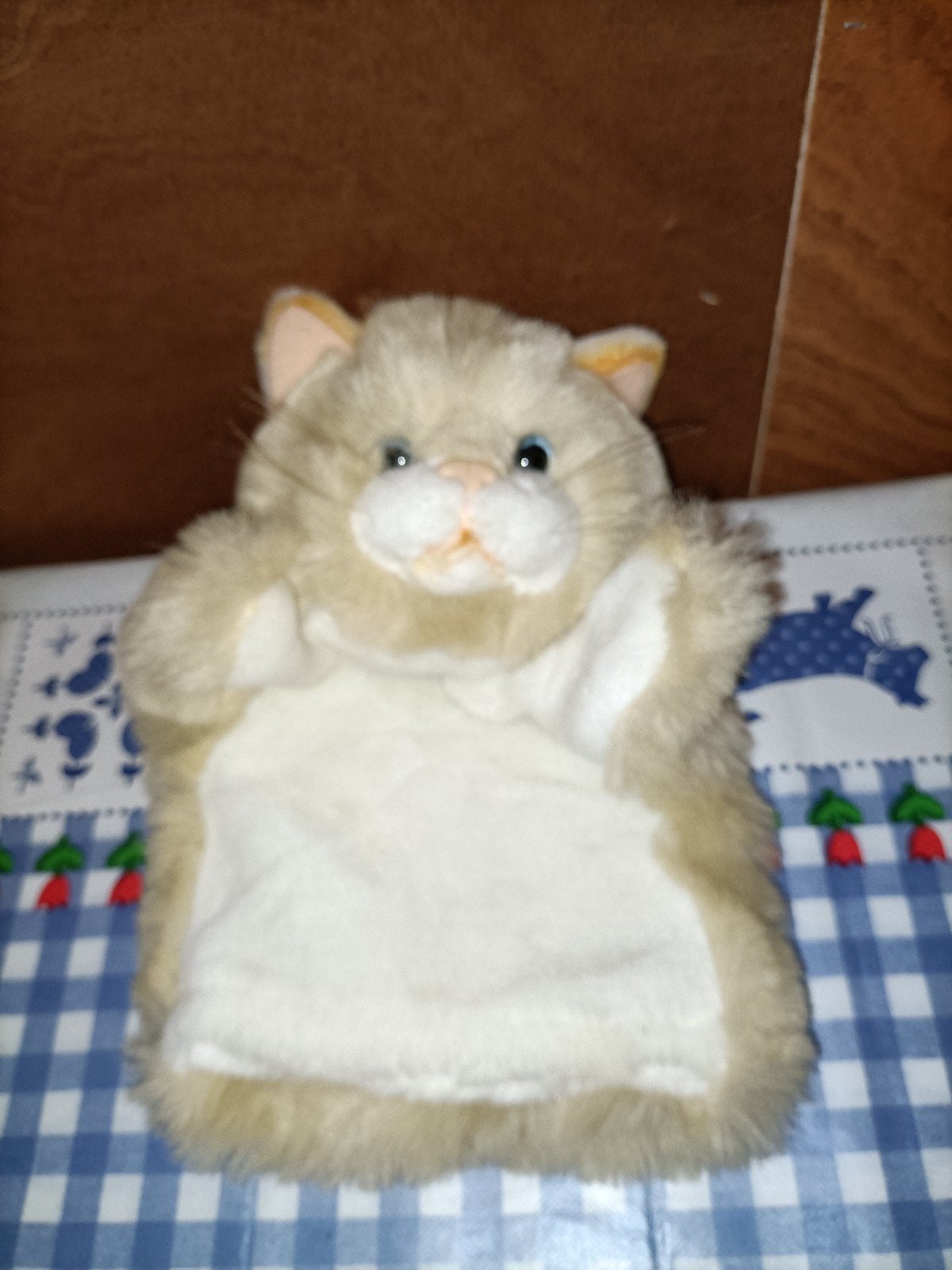 Poes/kat handpop, Ophalen of Verzenden, Zo goed als nieuw