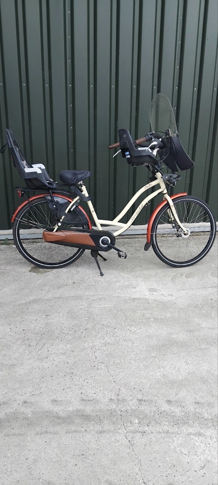 Sparta Amazon moederfiets, Fietsen en Brommers, Fietsen | Dames | Moederfietsen, Ophalen, 2 zitjes, Sparta, Gebruikt
