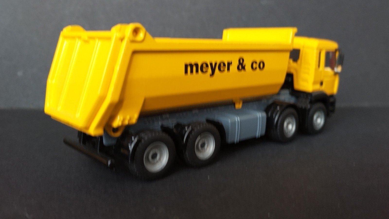 Man 8x4 Fliegl meyer & Co kipper 1:55 Siku 3524 Pol, SIKU, Verzenden, ., Zo goed als nieuw