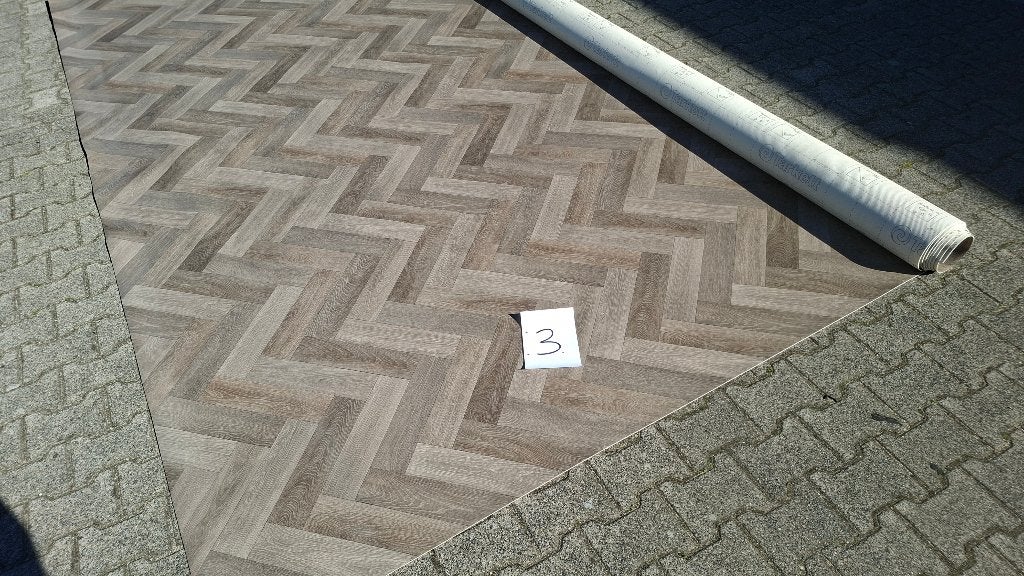 Partij PVC Vinyl Zeil vloer rollen op rol NIEUW!, Ophalen, Nieuw, ., Vinyl
