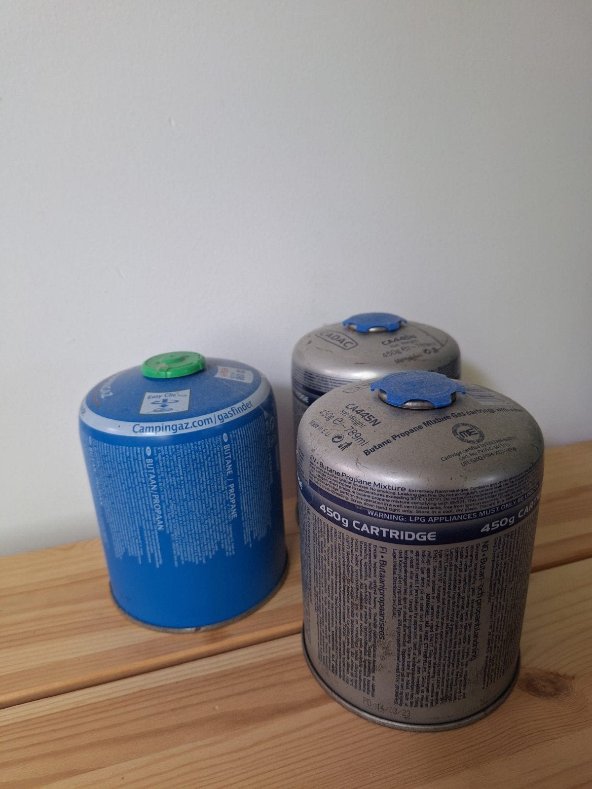 Gratis Campingaz gasflessen (ivm verhuizing), Ophalen, Gebruikt