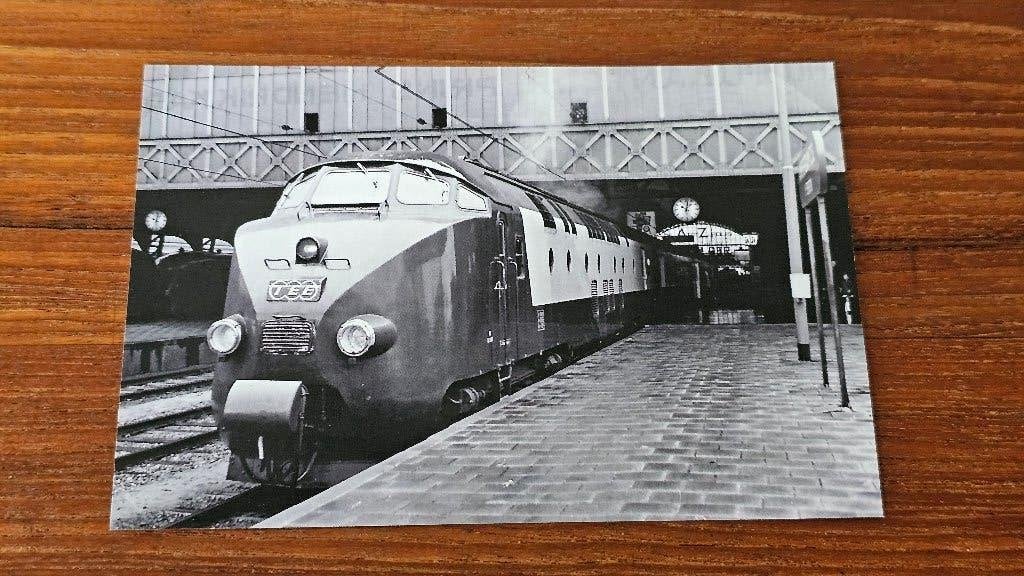 Foto TREIN TEE Trans Europ Express Amsterdam, Verzenden, Gebruikt, Trein, Overige typen