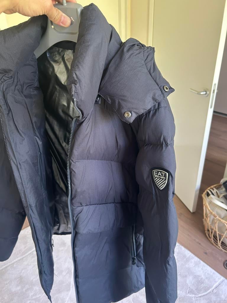 Emporio Armani jas maat S, Kleding | Heren, Ophalen of Verzenden, Gedragen, Maat 46 (S) of kleiner, Blauw