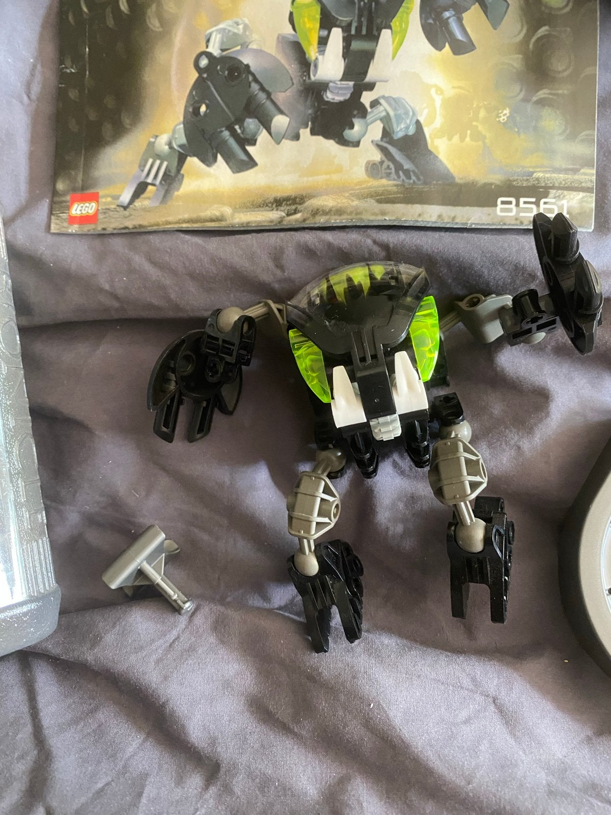 Lego Bionicle Nuhrvok 8561 met instructies en doos, Kinderen en Baby's, Speelgoed | Duplo en Lego, Gebruikt, Bionicle, Lego, Ophalen of Verzenden