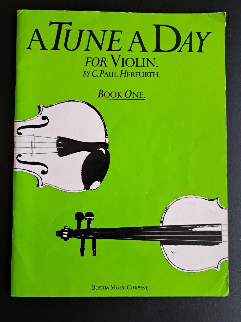 A TUNE A DAY for Violin - C Paul Herfurth - Book one, Gebruikt, Overige genres, Overige soorten, Ophalen of Verzenden