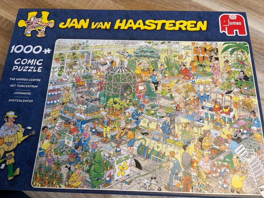 Jan van Haasteren - Het Tuincentrum (1000+ stukjes), Ophalen, 500 t/m 1500 stukjes, Gebruikt, Legpuzzel