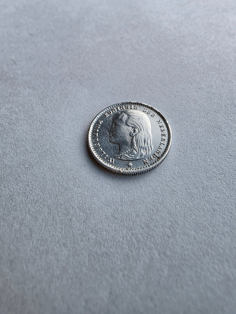 10 CENT 1895, kwaliteit, Zilver, Ophalen of Verzenden, 10 cent, Koningin Wilhelmina
