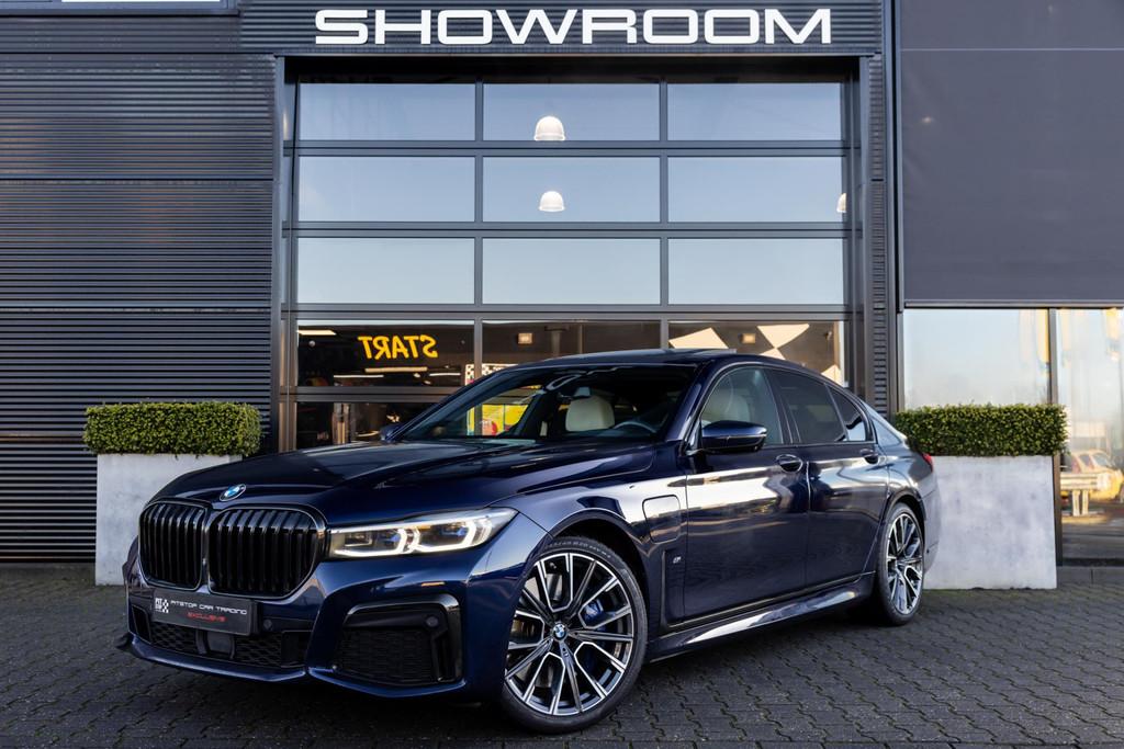 BMW 7-serie 745e M-Sport, Pano, ACC, H&K Audio, Luchtvering,, Auto's, BMW, Automaat, Achterwielaandrijving, Gebruikt, Euro 6