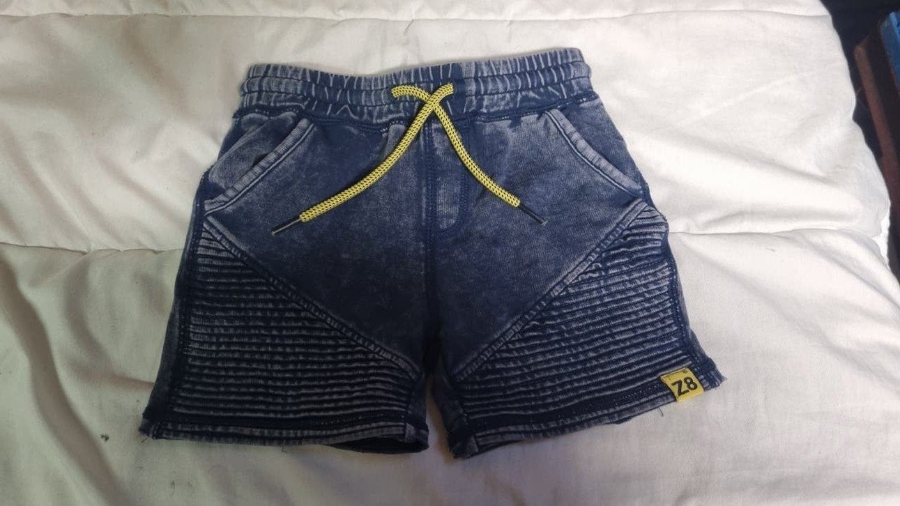 Z8 kort blauw broekje maat 116, Broek, Gebruikt, Z8, Ophalen of Verzenden