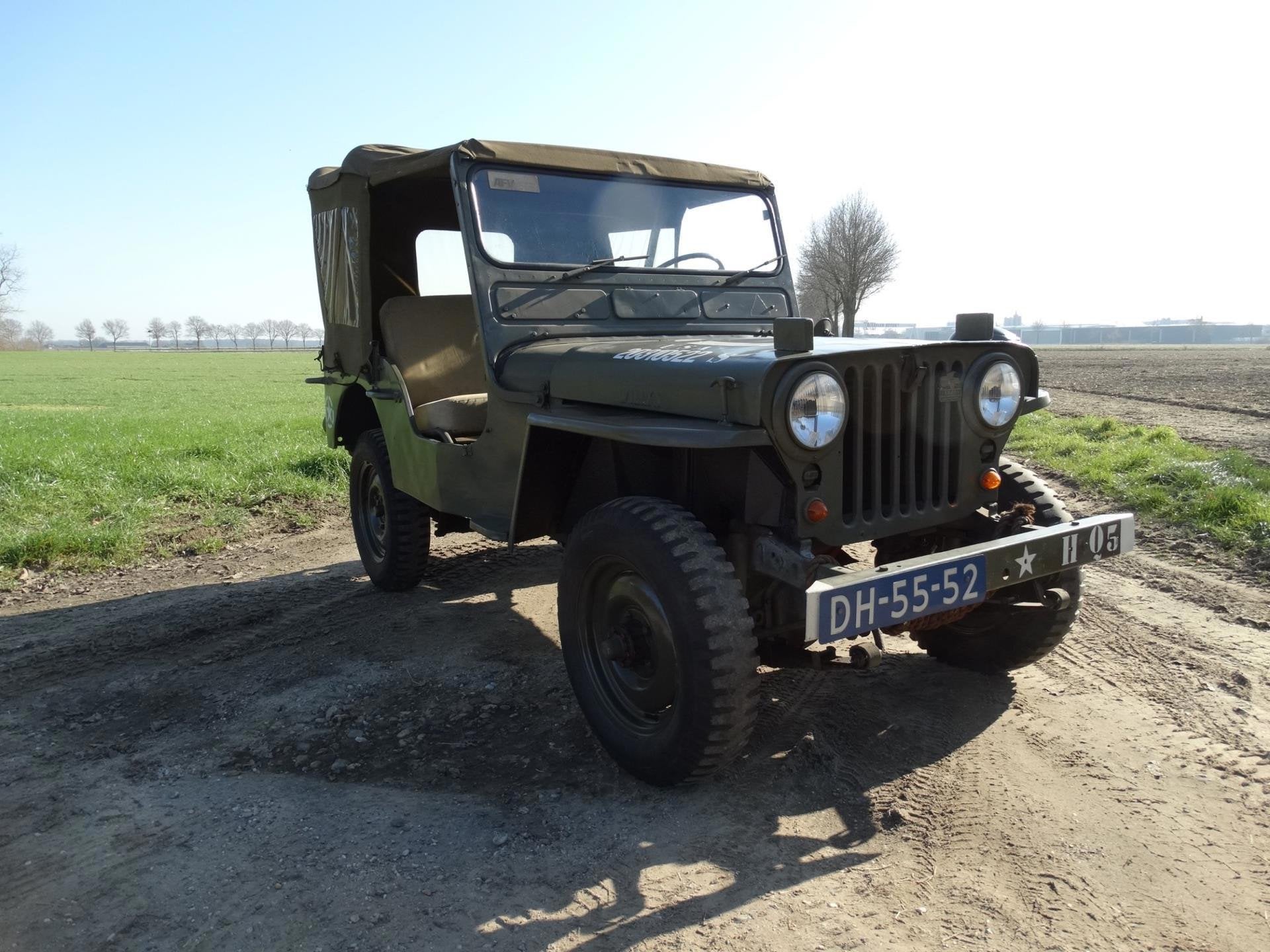 Willys JEEP CJ3A, Stof, Gebruikt, 4 cilinders, 60 pk