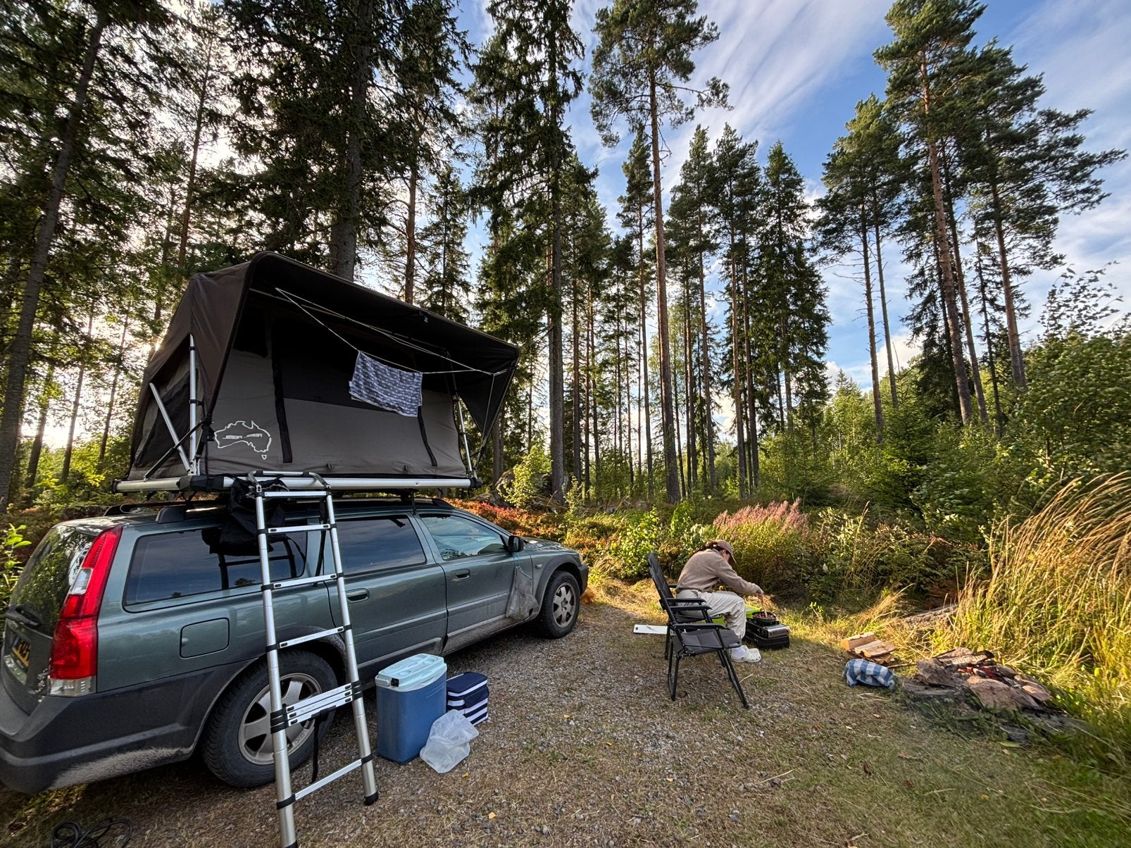 Sheepie Jimba Jimba Large daktent + luifel, Caravans en Kamperen, Tenten, Ophalen, Gebruikt