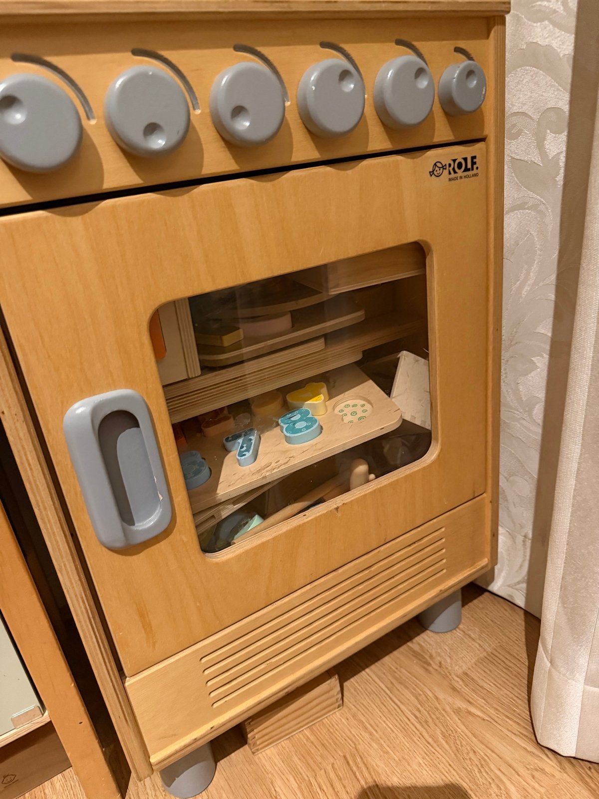 Houten speelkeuken met oven van ROLF, Ophalen of Verzenden, Gebruikt, Ontdekken