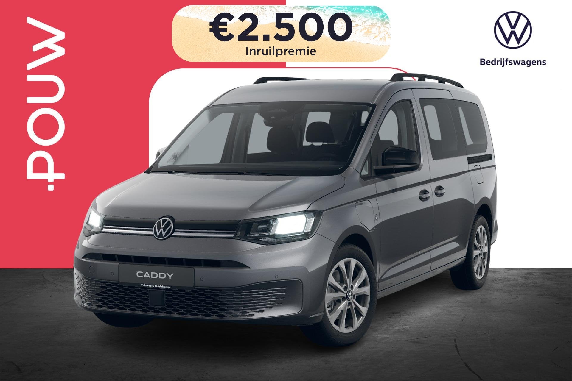 Volkswagen Caddy Kombi Maxi 1.5 TSI Hybride 150pk Life | App, Auto's, Volkswagen, 12 maanden, Stof, 1498 cc, Euro 6