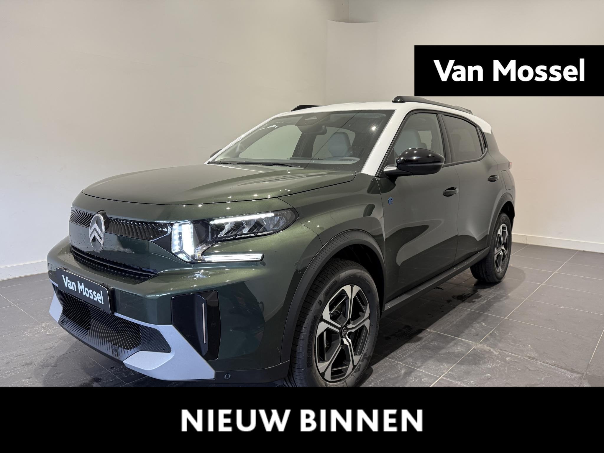 Citroen Ë-C3 Aircross Max 113pk 44 kWh | Apple Carplay & An, Auto's, 12 maanden, Parkeersensor, Leder en Stof, 44 kWh
