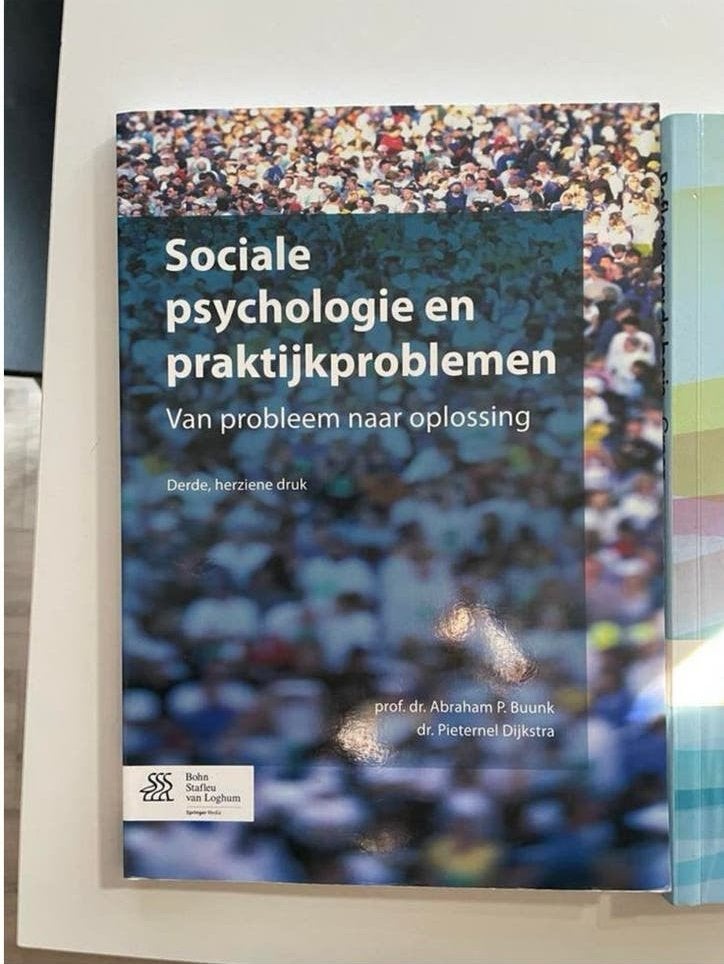 Sociale Psychologie en praktijkproblemen, Ophalen of Verzenden, Zo goed als nieuw