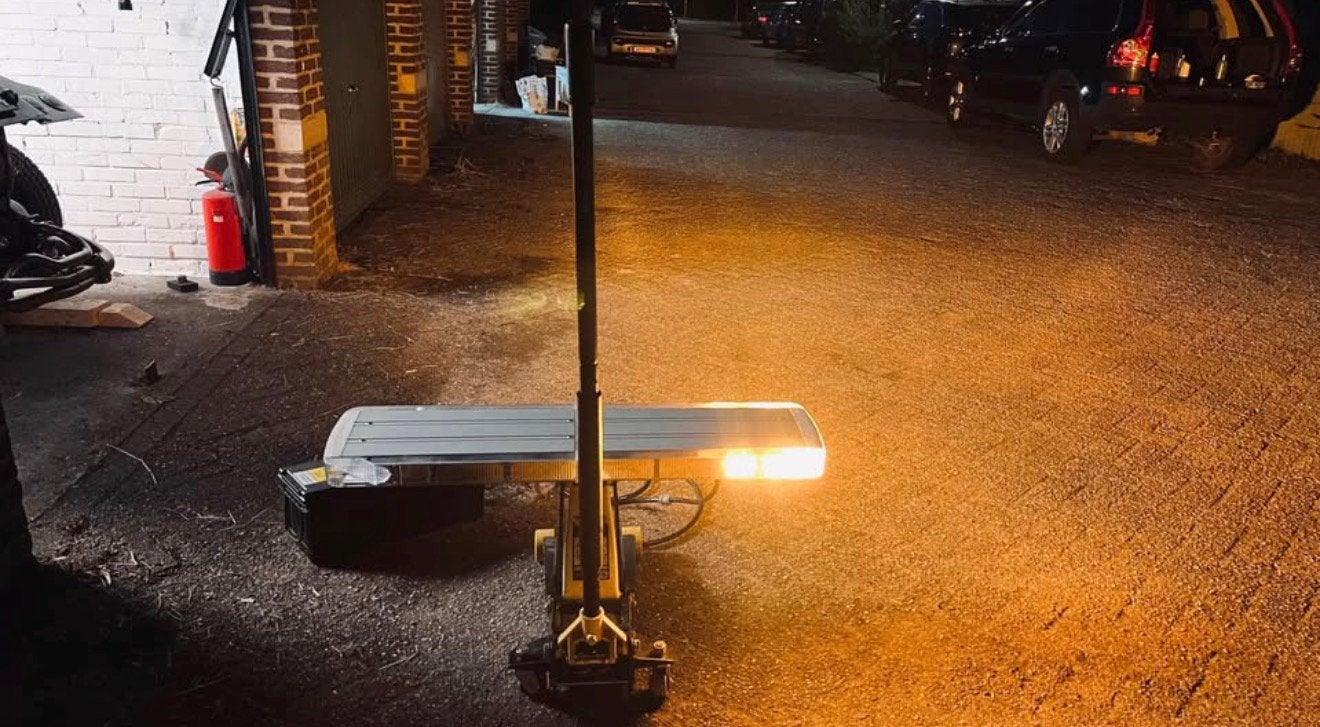 Whelen flitsbalk, flitsers, Ophalen, Zo goed als nieuw, Minder dan 100 cm