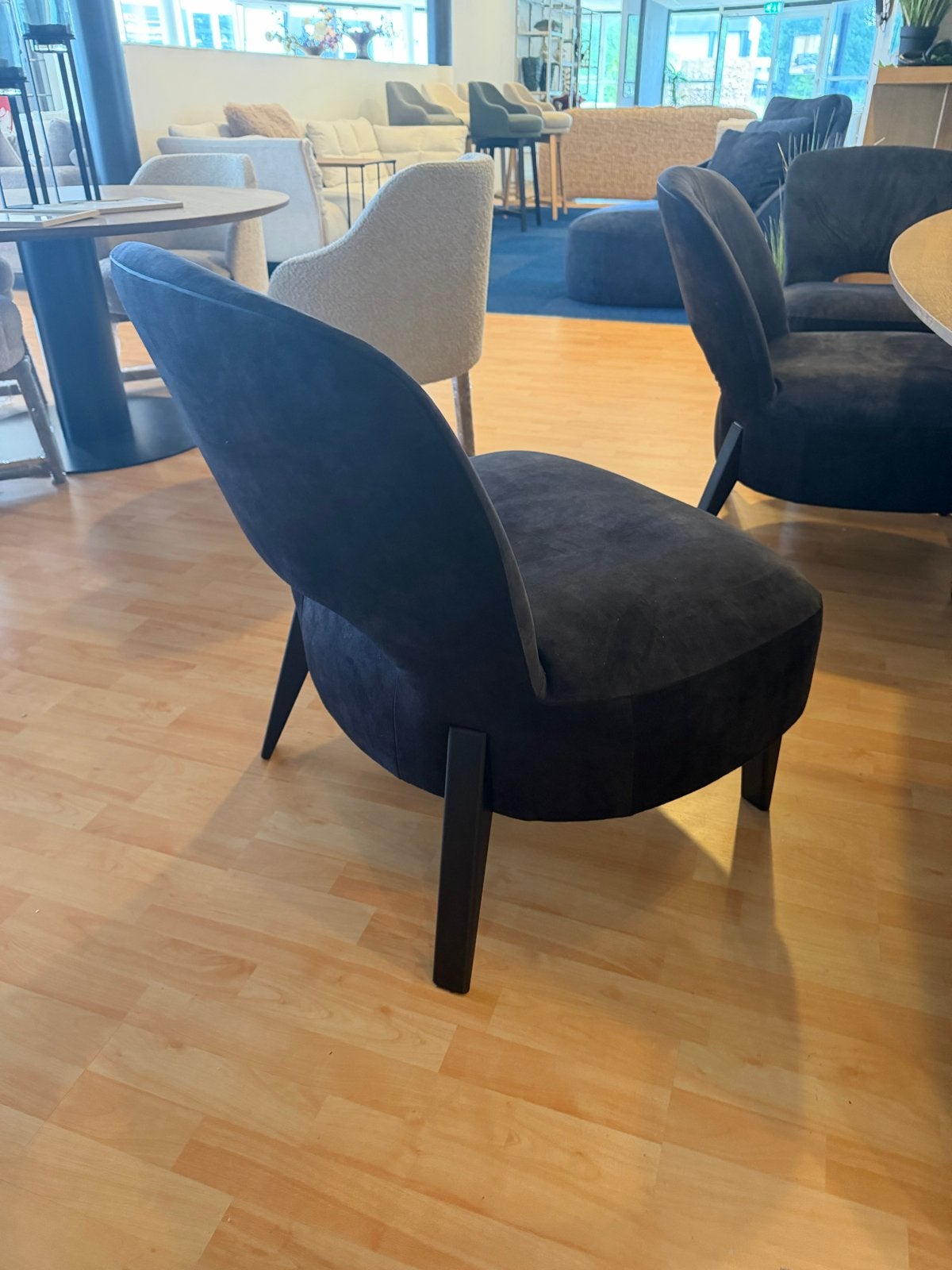 4x Passé Partout Moon Low Dining Stoelen, Zwart, Ophalen of Verzenden, Zo goed als nieuw, Vier