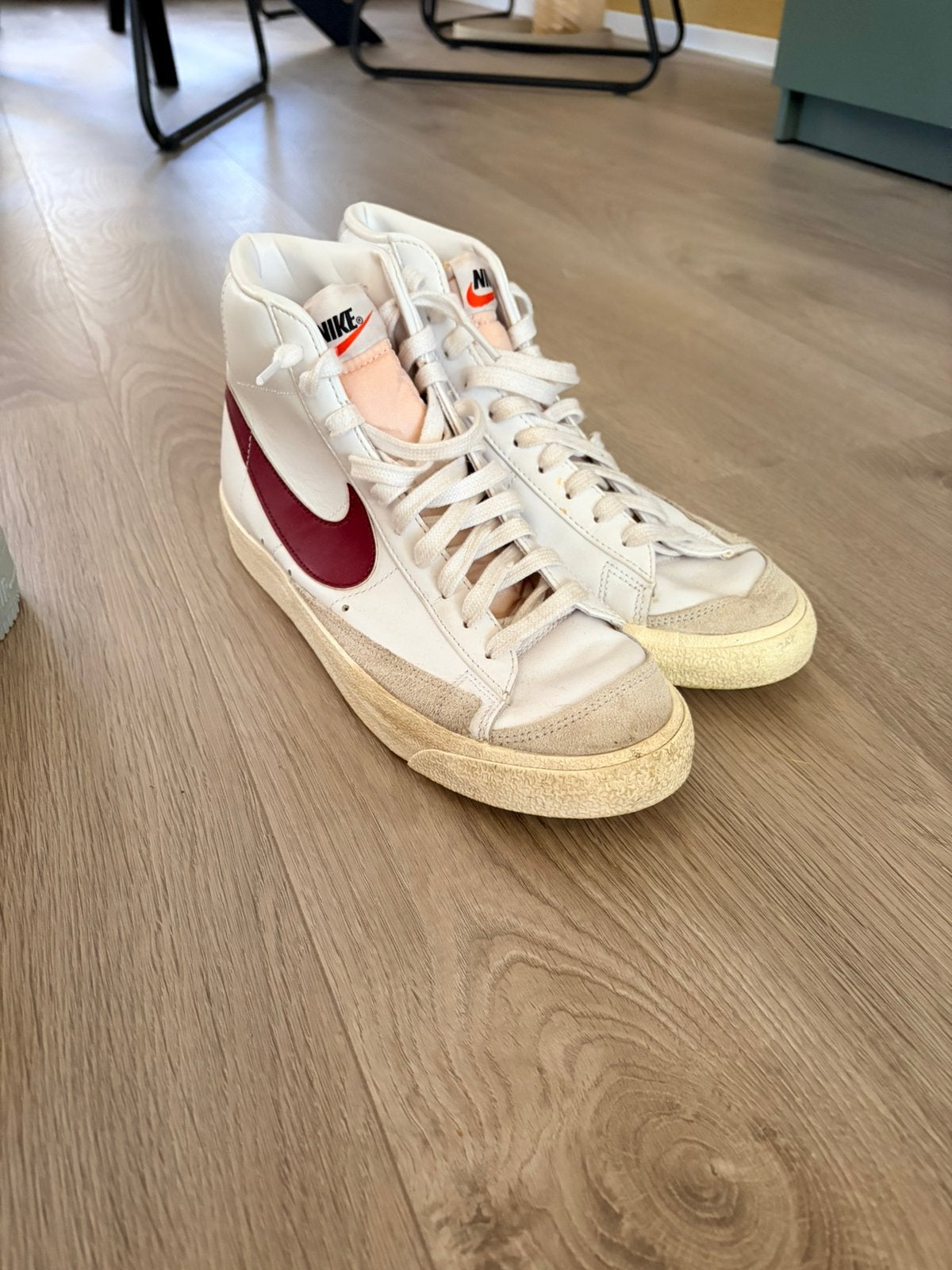 Nike Blazer mid maat 42,5, Ophalen of Verzenden, Gedragen, Wit