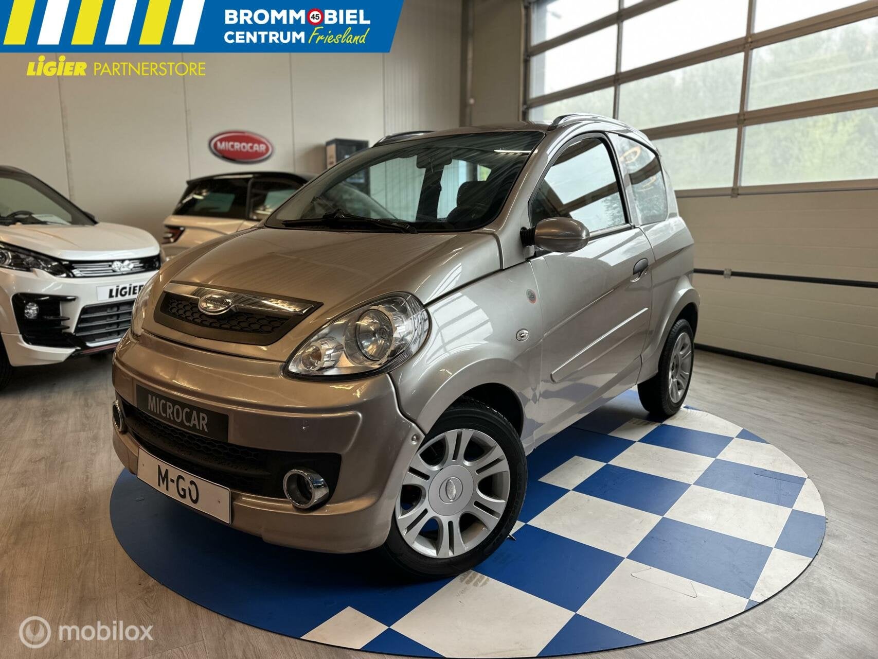 Microcar M.GO Cream 45km auto brommobiel citycar !, Gebruikt, Microcar