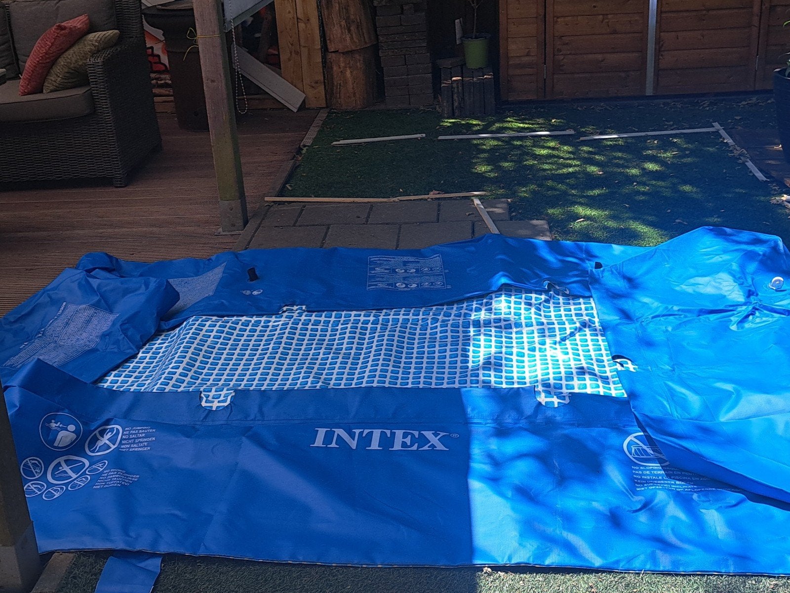 Intex Zwembad 3x2m Compleet - Direct Klaar voor Gebruik, Ophalen, Rechthoekig, Opzetzwembad, Minder dan 80 cm