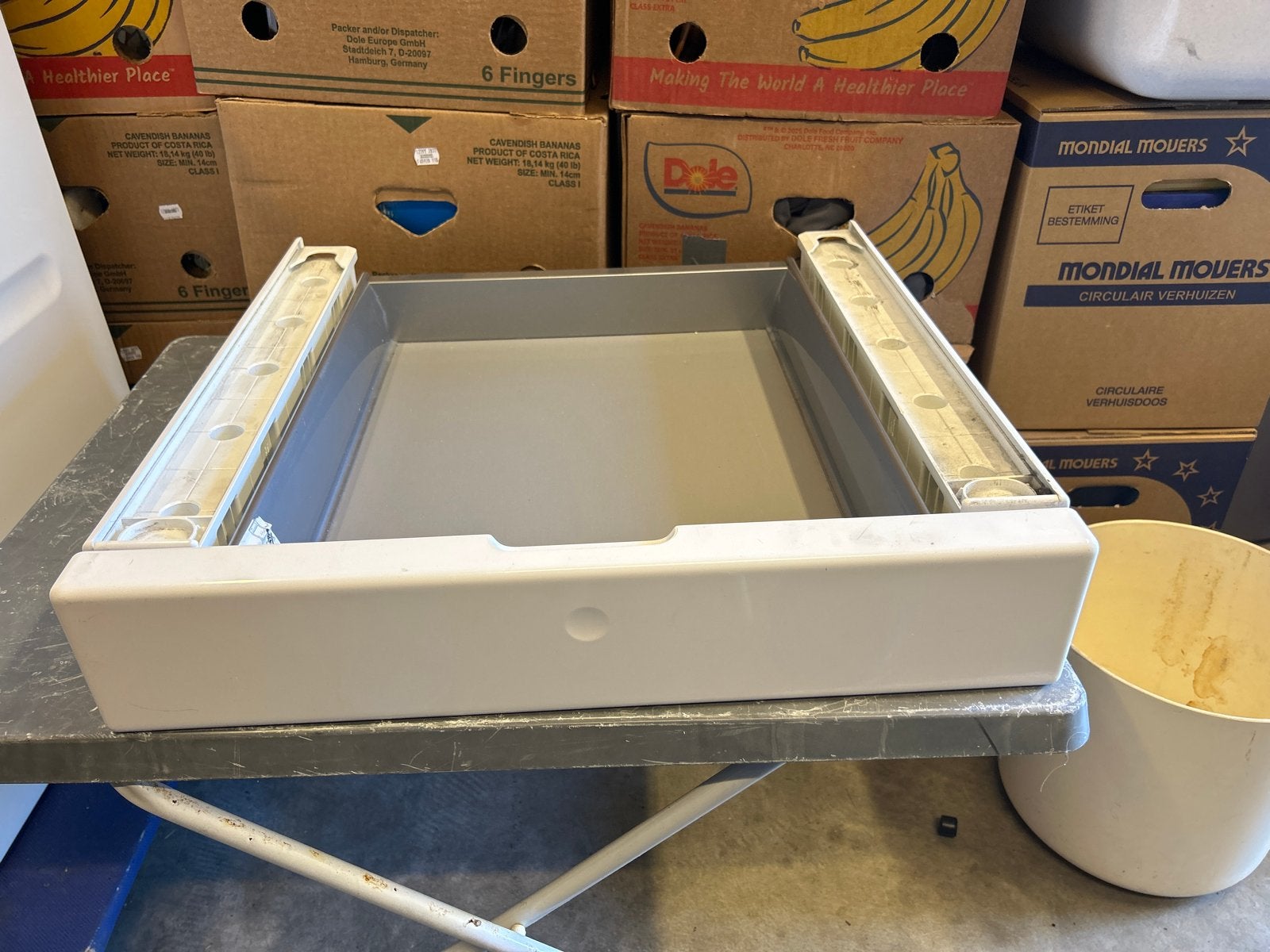 Miele Wasmachine/Droger Verhoger met Lade - Wit, Ophalen, Gebruikt, Nvt, Nvt