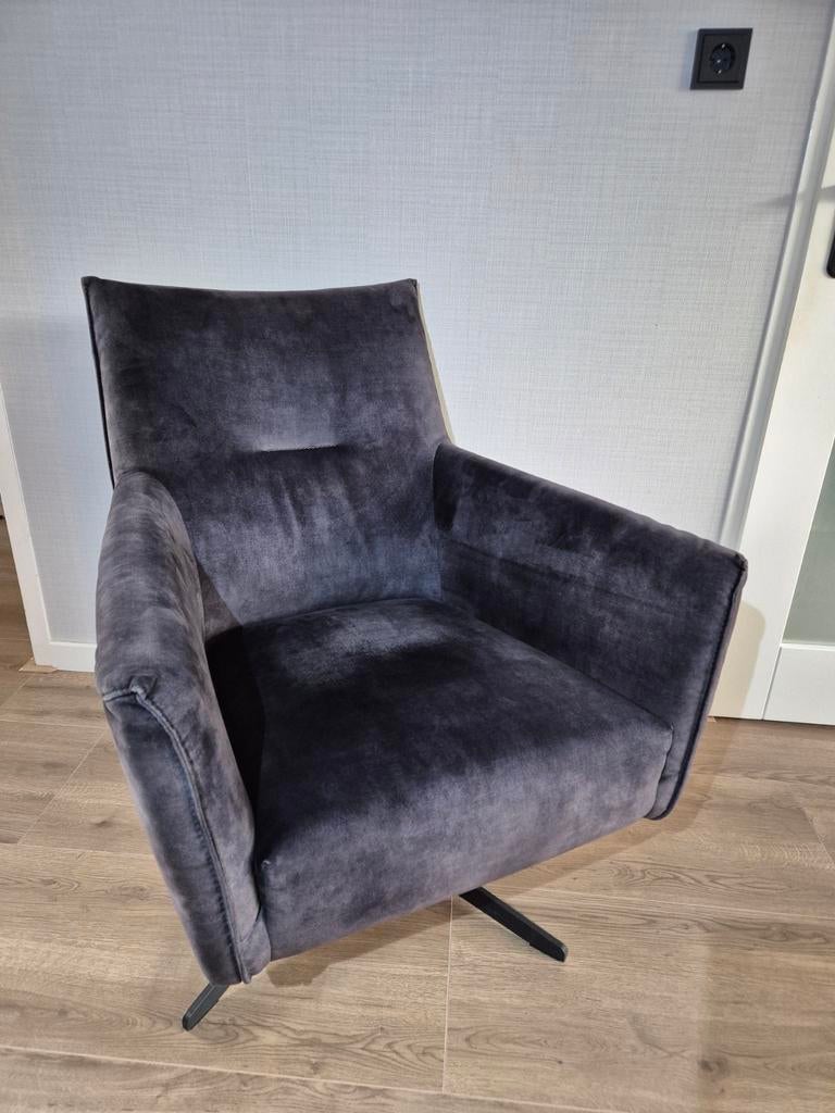 Fauteuil Dex Feelings Adore Antraciet 67 - Zo goed als nieuw, Ophalen, 75 tot 100 cm, Zo goed als nieuw, 75 tot 100 cm
