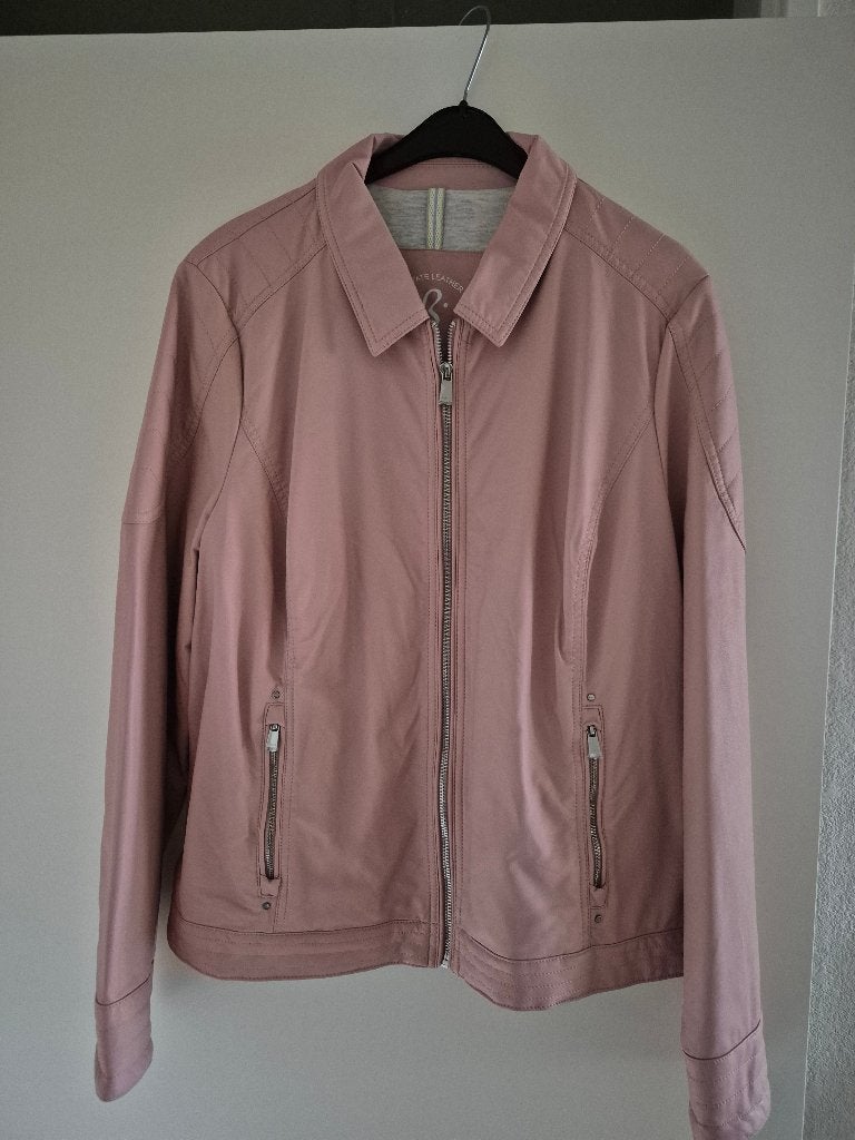 Roze Leren Jasje maat 44 nieuw met prijskaartje, Maat 42/44 (L), Nieuw, Bonita, Ophalen of Verzenden