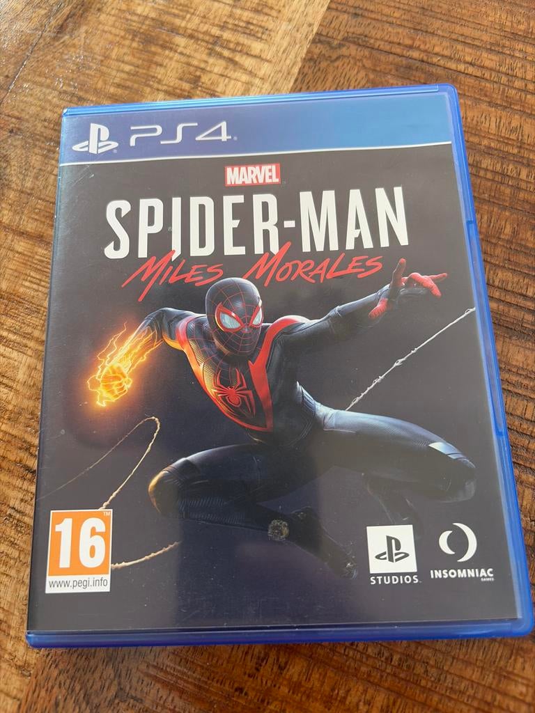 Marvel Spider-Man Miles Morales PS4, Spelcomputers en Games, Games | Sony PlayStation 4, Avontuur en Actie, Gebruikt, 1 speler
