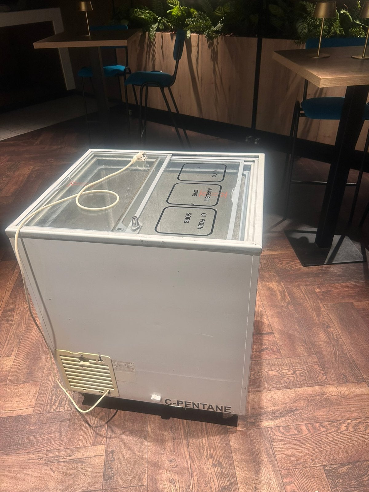 Tefcold IC 200 SC ijskast, vrieskast ijsconservator, Witgoed en Apparatuur, Vriezers en Diepvrieskisten, Ophalen, 160 cm of meer