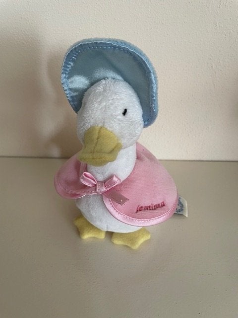 Beatrix Potter Pluche Knuffel Jemima Eend, Nieuw, 16cm, Ophalen of Verzenden, Nieuw, Dier