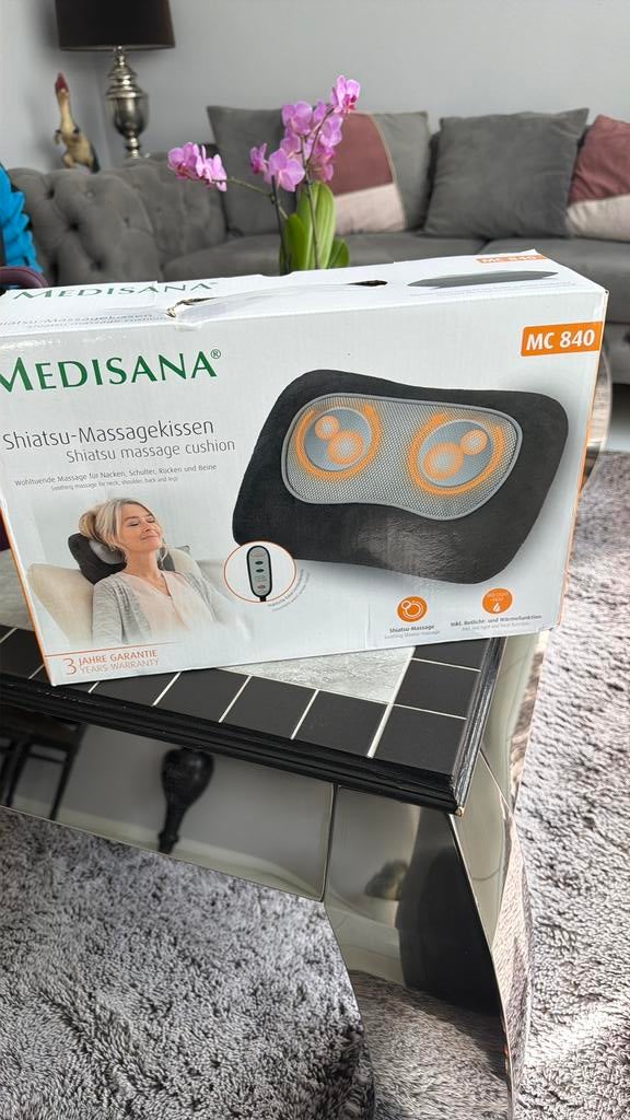 Medisana massage kussen shiatsu 1x gebruikt, Sport en Fitness, Massageproducten, Ophalen of Verzenden, Zo goed als nieuw, Massagestoel of Kussen