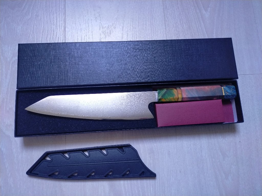 Japans kiritsuke vg10 koksmes Damascus koksmes chefs mes, Overige typen, Ophalen of Verzenden, Nieuw