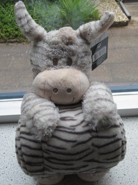 Zebra zebrapaard van Villa Volance Evora Kruidvat luxe plaid, Kinderen en Baby's, Speelgoed | Knuffels en Pluche, Overige typen