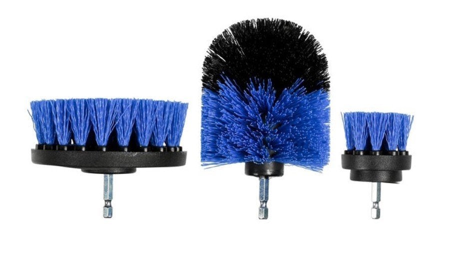 Borstel set voor boormachine 3 dlg