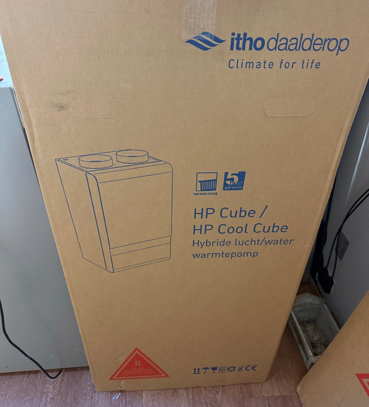 Itho Daalderop HP Cool Cube Hybride Lucht/Water Warmtepomp, Ophalen, Nieuw, Wandairco
