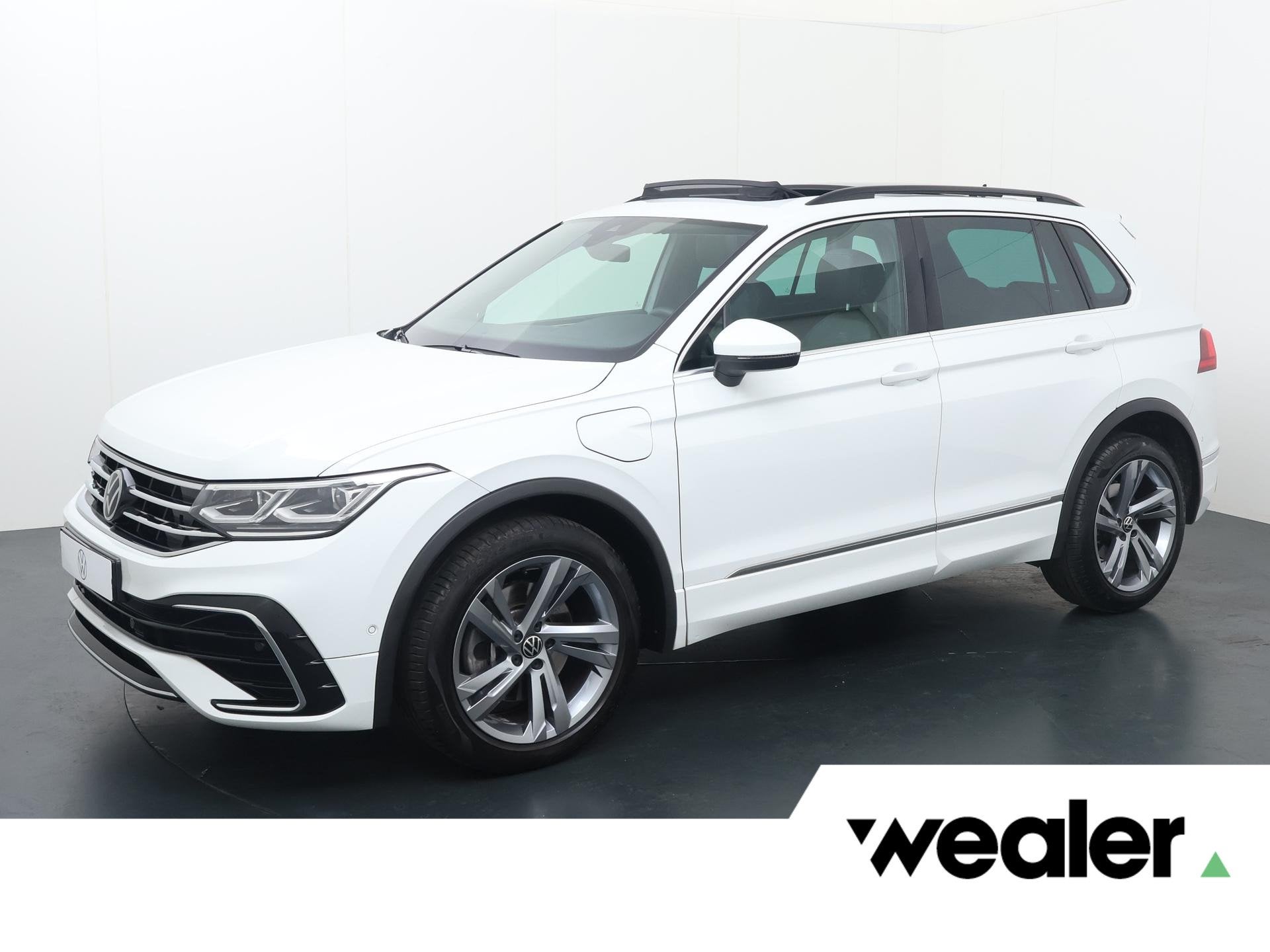Volkswagen Tiguan 1.4 TSI eHybrid R-Line Business+ | 245 PK, Auto's, Stof, Euro 6, 4 cilinders, Wit