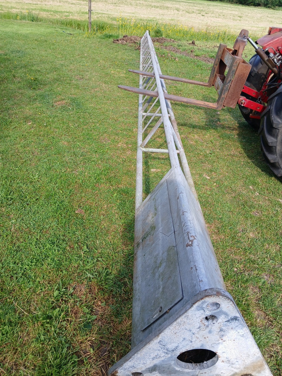 Licht mast paardenbak 9 meter
