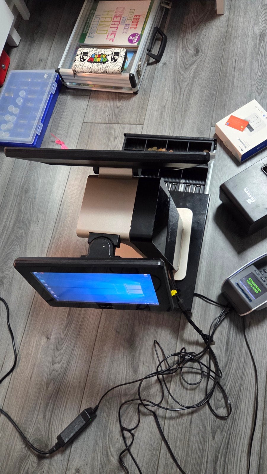 Kassasysteem:monitor, kassalade, bonprinter, pina, Zakelijke goederen, Ophalen of Verzenden