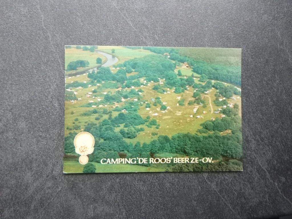 Beerze, camping de Roos, luchtfoto, Verzenden, 1980 tot heden, Gelopen, Noord-Brabant