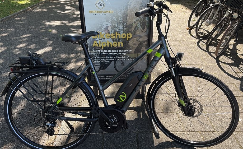 Mooie Katarga Elektrische fiets met Bosch middenmotor, Katarga, Versnellingen, Zo goed als nieuw, Schijfrem